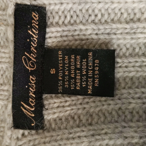 Marisa Christina Cable Knit Sweater NWT - Picture 4 of 4